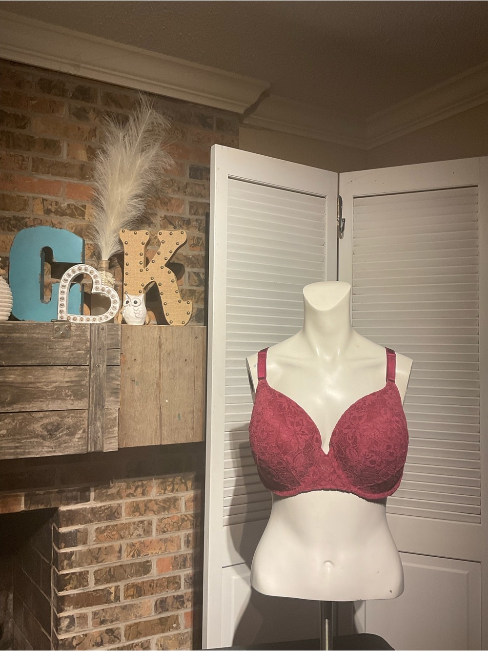 torrid Lace Full-Coverage Underwire Bra burgundy size 40DDD